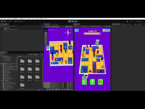 Drop People 3D Hole Puzzle Game Unity Source Code #unity #unity3d #unitydev #unitydeveloper