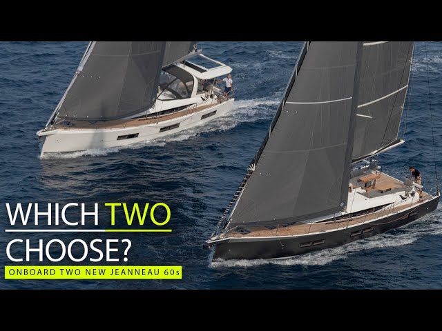 See how different the same boat can look on deck and within the Jeanneau Yachts 60