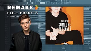 Lewis Capaldi  Someone You Loved martin Garrix Remix  Fl Studio Remake flp  Presets
