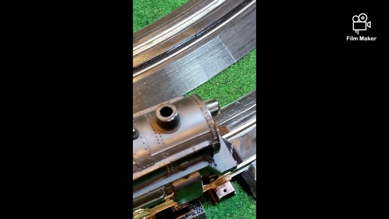 trains N smoke adding smoke fluid to an American Flyer S gauge Steam