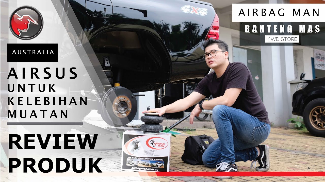 AIR SUS UNTUK BAWA MOTOR BAWA ATV UTV EXTRA BEBAN? NO PROBLEM - AIRBAG MAN