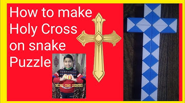 How to make Holy Cross using Snake 🐍 Puzzle