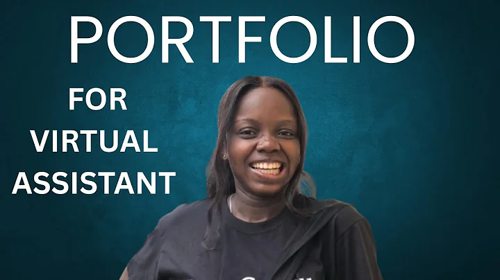 VIRTUAL ASSISTANT PORTFOLIO | Step-by-step Guide | No experience Needed