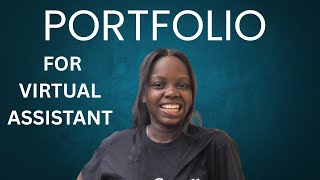VIRTUAL ASSISTANT PORTFOLIO | Step-by-step Guide | No experience Needed