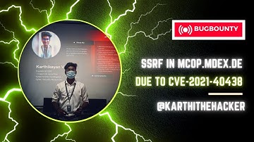 SSRF in mcop.mdex.de due to CVE-2021-40438 | Bugbounty | POC | @karthi_the_hacker