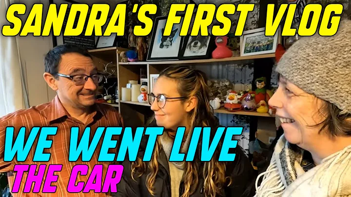 Sandra First Vlog | We Went Live | The Car