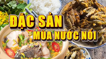 MÓN NGON MIỀN TÂY_Canh chua bông điên điển, cá linh chiên bột
