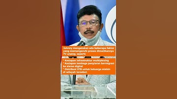 Siaran TV Analog di 6 Kota Ini Segera Dimatikan Kominfo