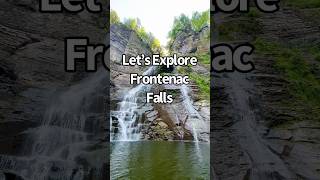 Let’s Explore Frontenac Falls in the Finger Lakes! #waterfall #newyork