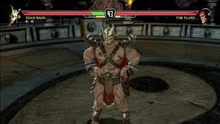 MK VS DC Playthrough on Very Hard - Shao Kahn (No Rounds or Matches Lost)