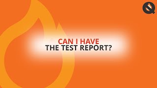 Can I Have the Test Report