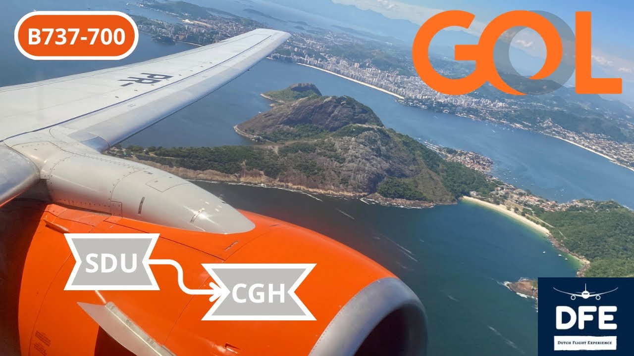 (HD) *SHORT RUNWAYS!!*| Santos Dumont - Congonhas | GOL | B737-700