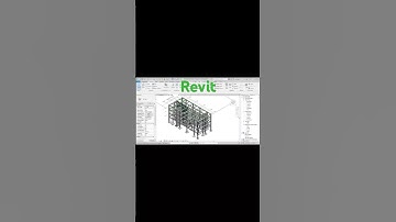 Revit structural frame. #ReinforcedConcrete #Structural #beams #columns
