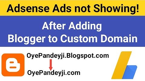 Adsense Ads Not Showing After Adding Custom Domain On Blogger