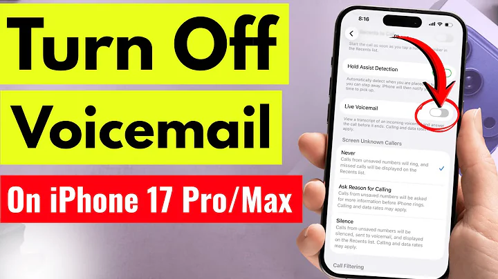 How Turn OFF Voicemail on iPhone 17 Pro/Max (2 Ways)