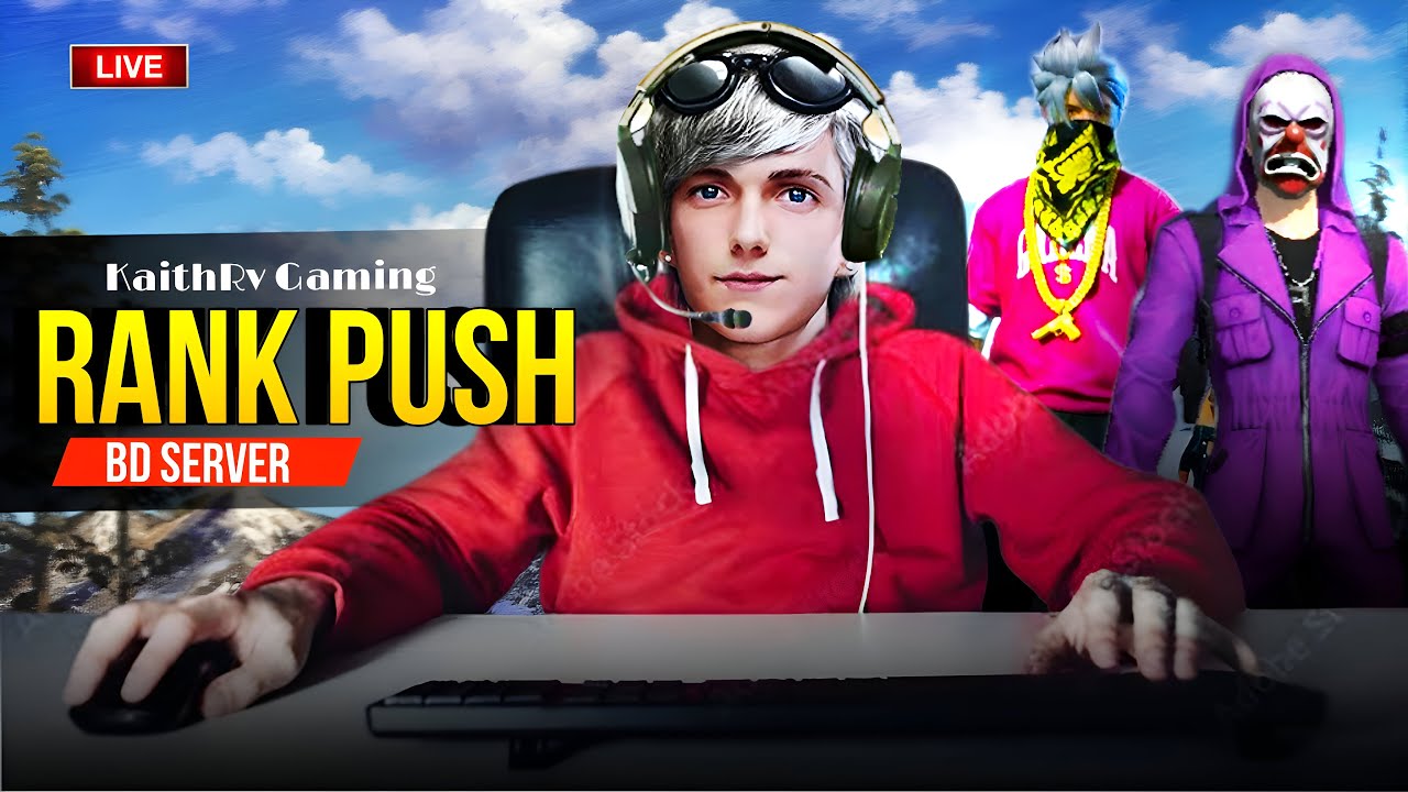 Live BR Rank Push in Garena Free Fire | New Season | BD Server Action W ...