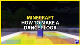 How to make a dance floor with only 2 commands #minecraft #dancefloor