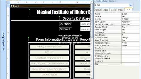 MS Access 2007 Part 18) Form Database in Dari / Farsi Omar Akbari
