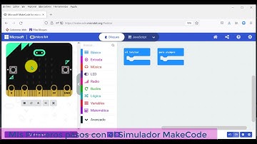 Mis primeros pasos con el simulador Makecode