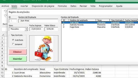 Formulario de Registro de Empleados (con fotos)