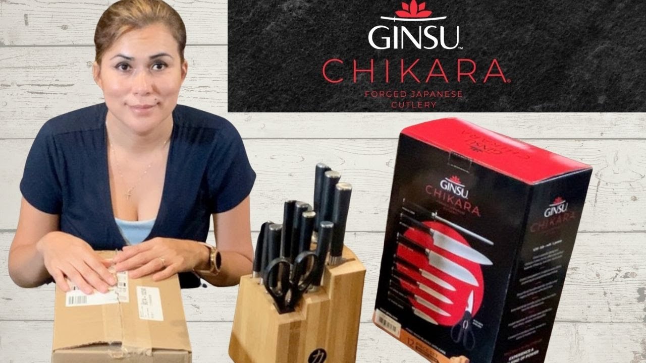 Best Kitchen Knives Set For Under $100 - Unboxing Ginsu Chikara Kitchen  Knives 