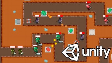 New Udemy Course Learn How to create a 2D Tower Defense in Unity