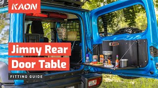 Adding a Rear Door Table to the Suzuki Jimny JB74 - Fitting & Installation Guide