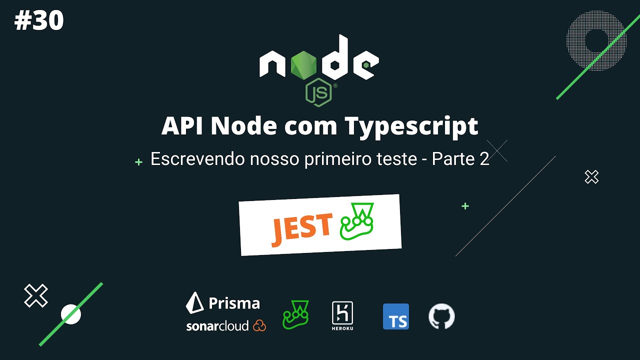 API Node com Typescript #30 - Escrevendo nosso Primeiro teste - Parte 2 ...