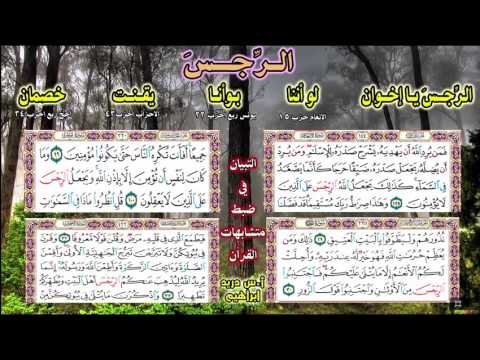 ضبط الآية الرجس