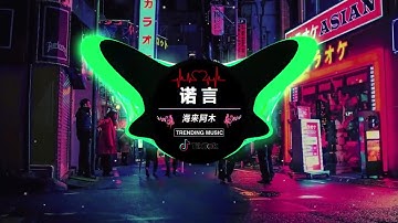 海来阿木 Hai lai a mu - 诺言 [ 抖音DJ版 2024 ]【Hot Douyin Tiktok 】 2024 年最劲爆的DJ歌曲 🔥8D Music Trends