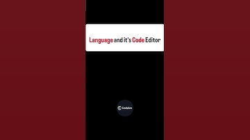 Programming Languages and Their Code Editors