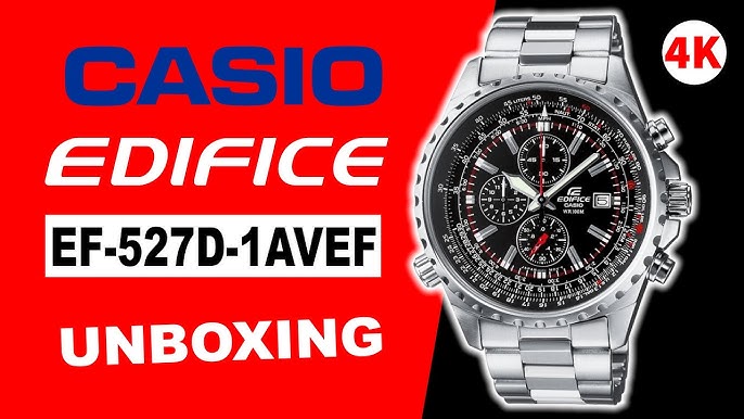 Casio Edifice EF-316D-1AVEG Unboxing 4K YouTube 