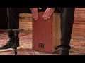 MEINL Percussio - Snarecraft Professional Series Cajon - American White Ash - SCP100AWA