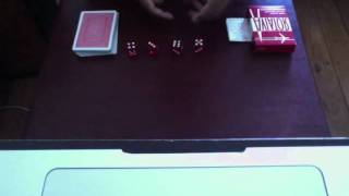 4 Dice Prediction Card Trick Performance