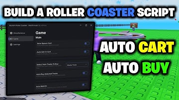 [⭐BEST] Build a Roller Coaster Script - *Auto Cart, Auto Buy & More* ROBLOX