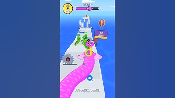 Snake Run Race: Speed, Strategy, And Survival! Lvl 54 😱 #trending #shorts #games