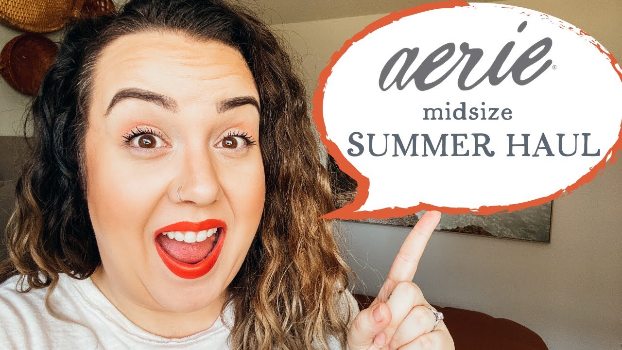 Aerie Summer Haul Midsize Try On Aerie Swimsuits YouTube