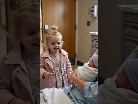 You Already Had a Kid!」 Toddler Meets New Baby 😂👶 #tiktokgrowthchallenge thumbnail