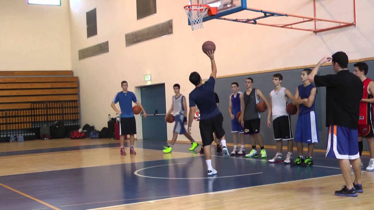 DJ Sackmann on 3 finishes Basketball Coaching Camp Israel 2013