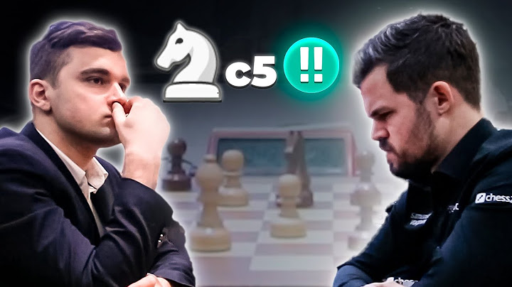 MAGNUS Carlsen es SIMPLEMENTE BRILLANTE