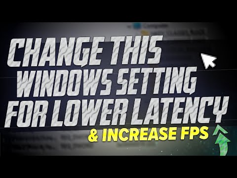 ? Adjusting this WINDOWS setting to get MORE FPS u0026 Lower Latency (upto 15%)