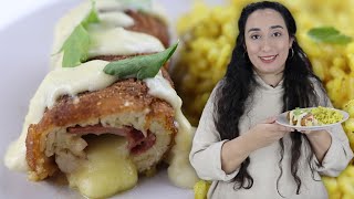 الكوردون بلو اللذيذ سهل و سريع و بكميات كبيرة بطريقتين| Easy Cordon Bleu