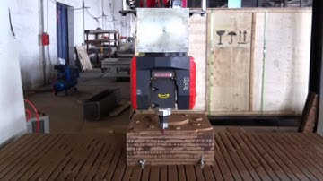 Omni 5 axis cnc router working video 3