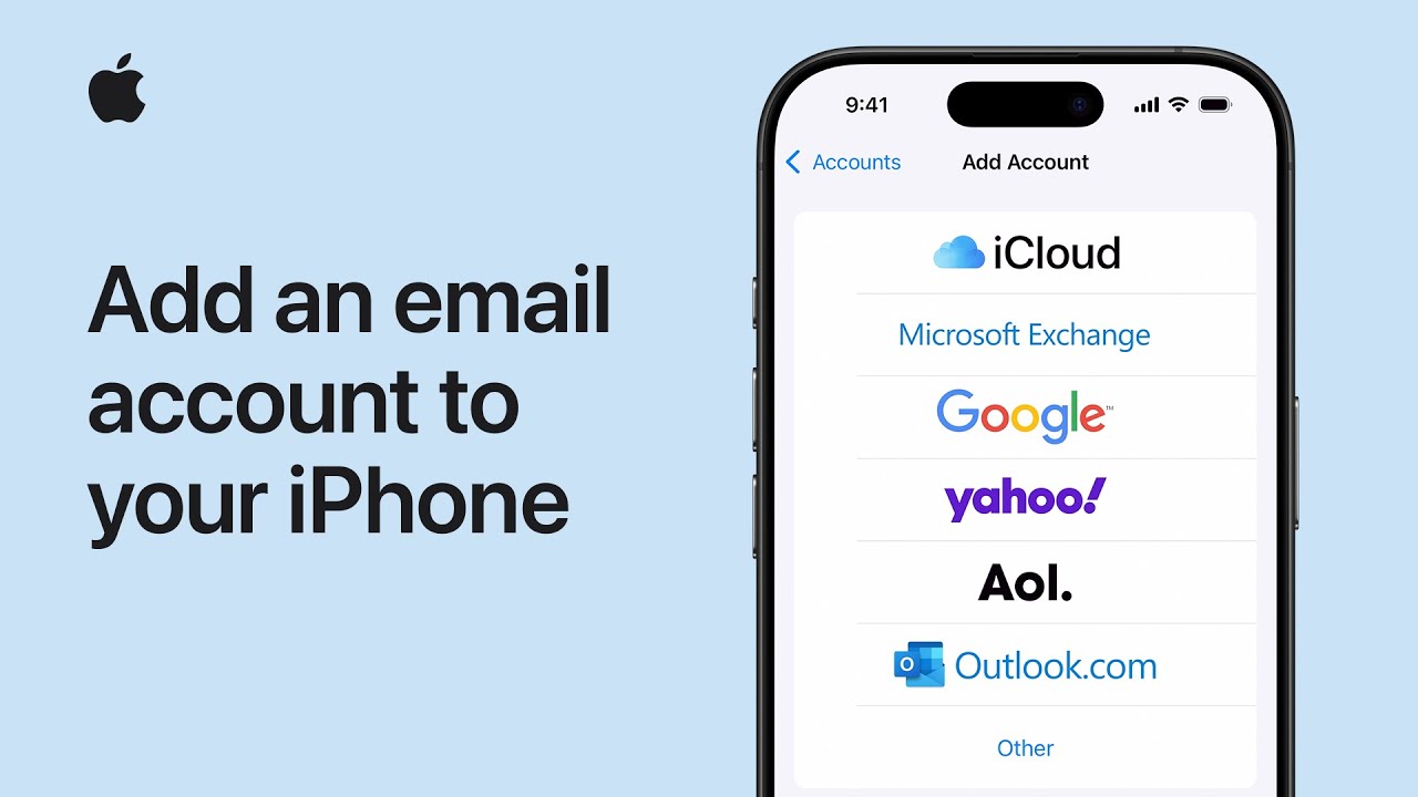 How to add an email account to your iPhone | Apple Support