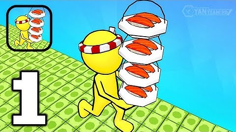 Sushi Mart - Gameplay Walkthrough Part 1 Tutorial Sushi mart management (Android,iOS)