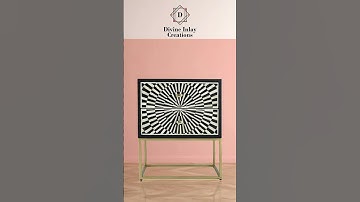 Bone Inlay Bedside Table😍