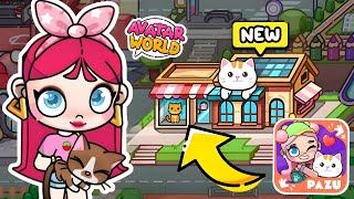 WOW😻 OPENING A CAFE WITH CATS IN AVATAR WORLD / BUGS AND SECRETS / PAZU / CuteAriWorld