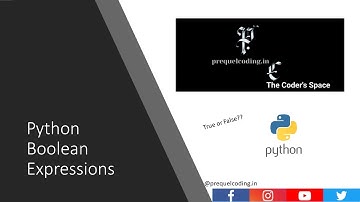 PrequelCoding|Sequel |What are Boolean Expressions in Python?||#prequelcoding #pythonprograms