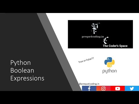 PrequelCoding|Sequel |What are Boolean Expressions in Python?||#prequelcoding #pythonprograms