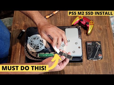 PS5 m2 SSD Installation Western Digital SN850 with Heatsink and Speed Test